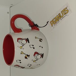 NWT Peanuts Snoopy Christmas Winter 20 oz Mug 'Ho, Ho, Ho'